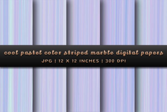 Cool Pastel Color Striped Marble: Soft Sophistication for Modern Projects