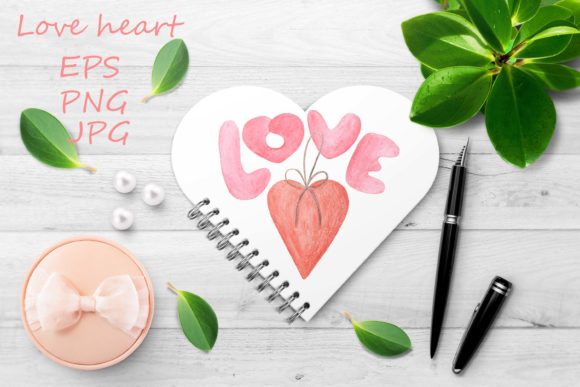 Creative Applications for Love and Heart Watercolour Pencils