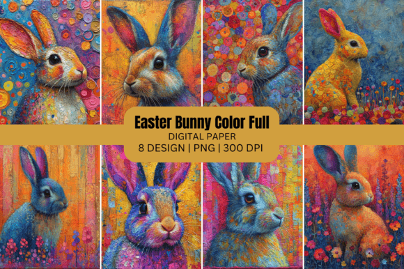 Easter Bunny Batik: Vibrant Patterns for Creative Projects