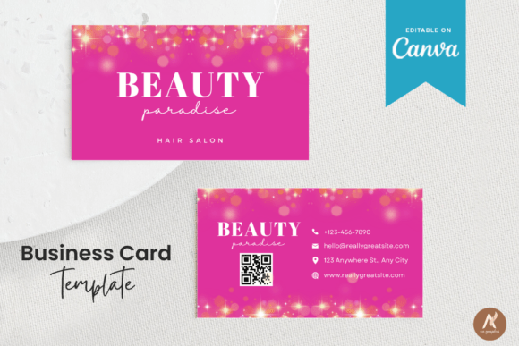 Elevate Your Brand with a Dark Color Business Card Template