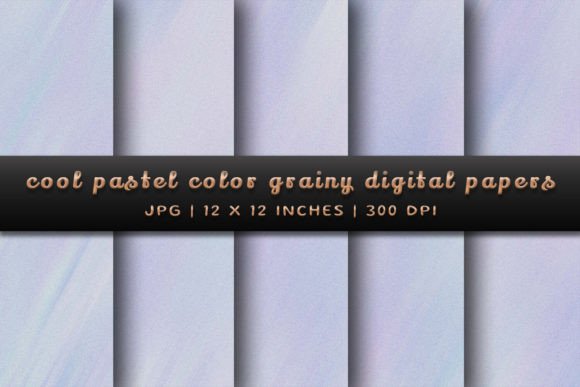 Elevate Your Projects with Cool Pastel Grainy Papers