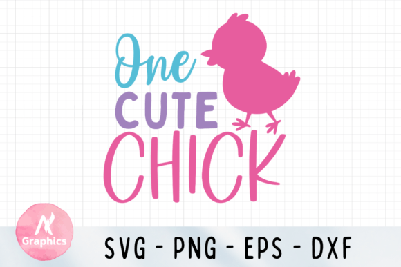 One Cute Chick Easter Color SVG: A Fresh Take on Festive Design