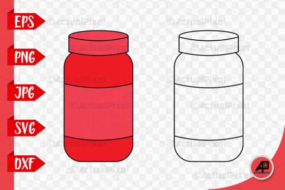 Unlocking Creative Potential with Jar Outline Clipart Assets