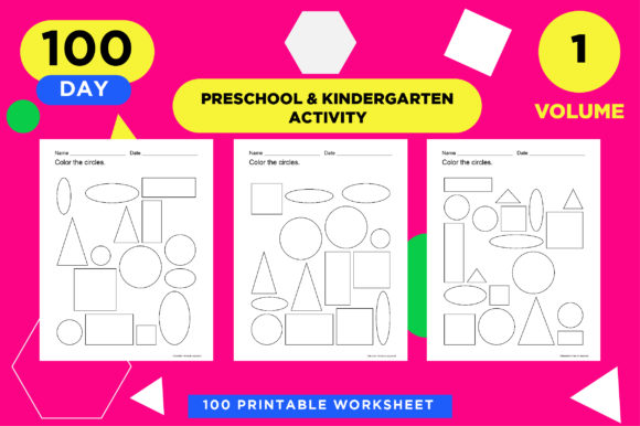 Unlocking Early Learning: The KDP Color the Shapes Worksheet