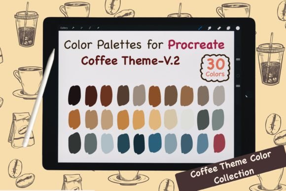 Warm Up Your Digital Canvas with Coffee-Inspired Palettes