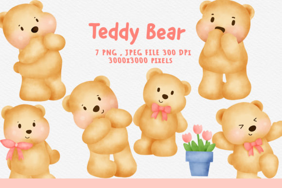 Watercolor Teddy Bear Clipart Bundle: A Designer's Guide