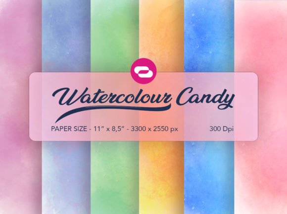 Watercolour Candy: A Sweet Blend of Art and Type
