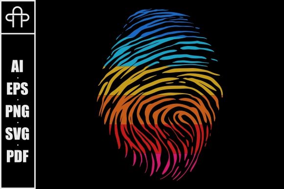 Why Fingerprint Retro Color Vector Resonates with Modern Creators