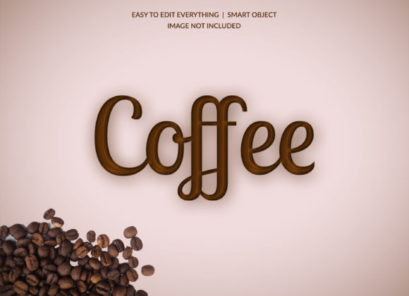 Why the Coffee Real Color Style 3d Text Effect Works